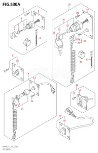 06003F-240001 (2022) 60hp E11 E40-Gen. Export 1-and 2 (DF60AVT  DF60AVT  DF60AVTH  DF60AVTH) DF60A drawing OPT:SWITCH (SEE NOTE)