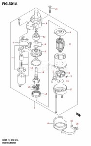 DF60A From 06003F-410001 (E01 E40)  2014 drawing STARTING MOTOR