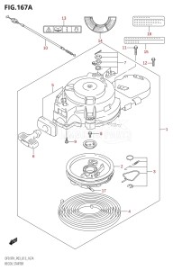 DF9.9 From 00993F-310001 (P03)  2013 drawing RECOIL STARTER