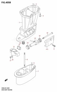 DF40A From 04004F-110001 (E34-Italy)  2011 drawing DRIVE SHAFT HOUSING (DF40AQH,DF40AT,DF50AT,DF50ATH,DF60AQH,DF60AWQH)