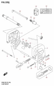 DF15A From 01504F-510001 (P03)  2015 drawing CLAMP BRACKET (DF20AR:P03)