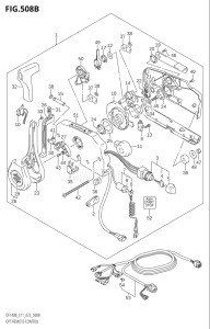 14005F-340001 (2023) 140hp E11 E40-Gen. Export 1-and 2 (DF140BT    DF140BZ) DF140BT drawing OPT:REMOTE CONTROL