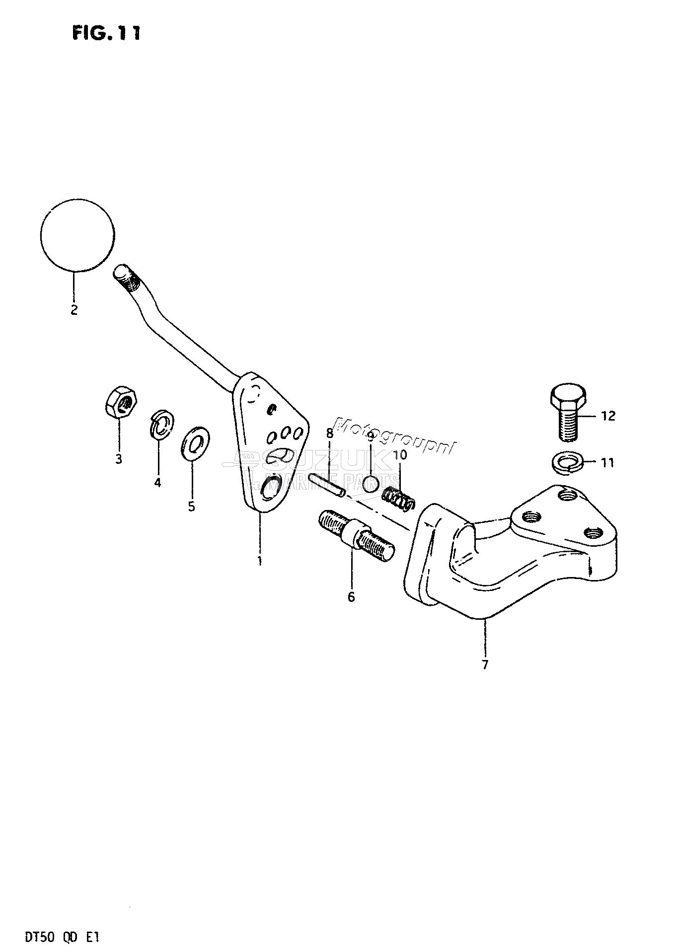 CLUTCH LEVER (DT50M)