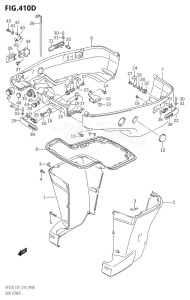 20002Z-310001 (2013) 200hp E01 E40-Gen. Export 1 - Costa Rica (DF200Z) DF200Z drawing SIDE COVER (DF200Z:E40:X-TRANSOM)