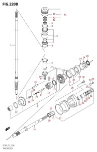 DF300Z From 30002Z-010001 (E01 E40)  2010 drawing TRANSMISSION (DF300Z)