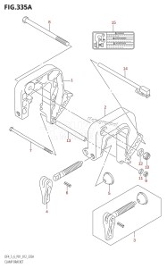 DF6 From 00602F-210001 (P01)  2012 drawing CLAMP BRACKET