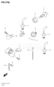 DF250 From 25003F-610001 (E01 E40)  2016 drawing SENSOR (DF250T:E01)