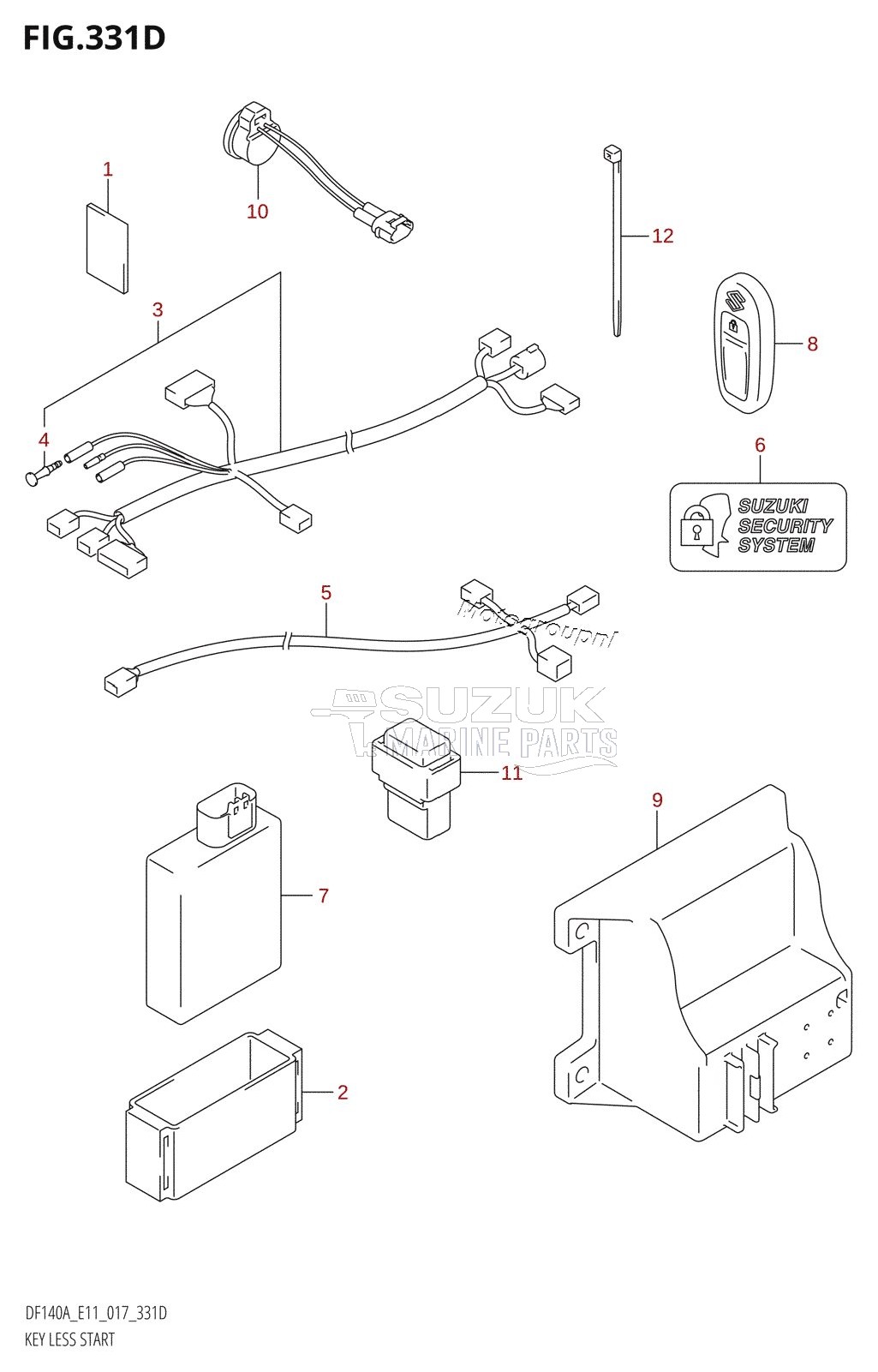 KEY LESS START (DF115AST:E03)