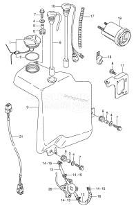 DT55 From 05501-231001 ()  1992 drawing OIL TANK