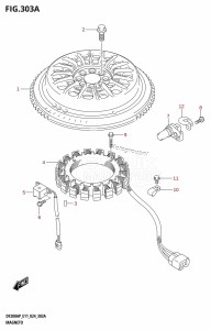 DF150AP From 15003P-440001 (E11)  2024 drawing MAGNETO