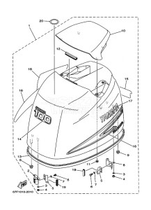 F100CETL drawing FAIRING-UPPER