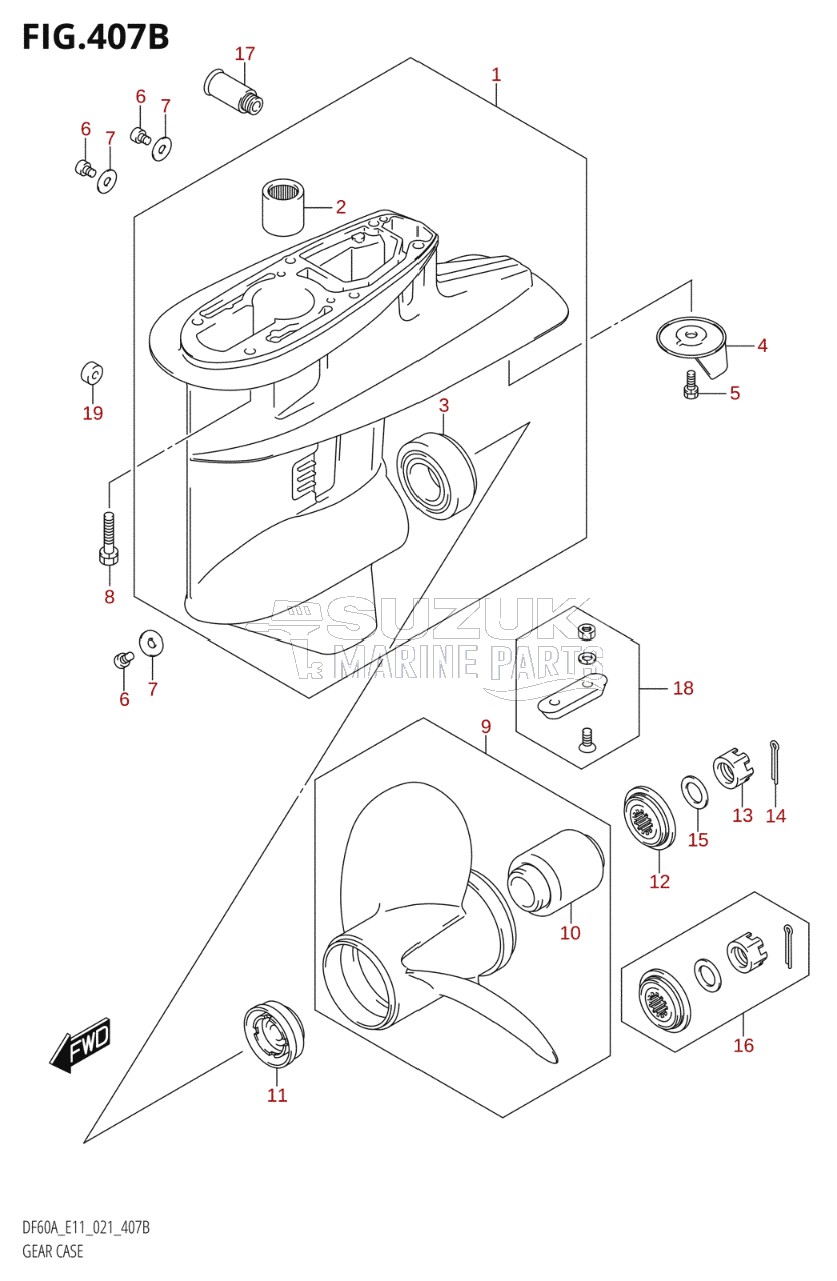 GEAR CASE (SEE NOTE)