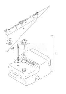 Outboard DF 30 drawing Fuel Tank