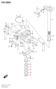 04003F-510001 (2005) 40hp E01 E13-Gen. Export 1 -  SE  Asia (DF40A  DF40AQH  DF40AST  DF40ATH) DF40A drawing SWIVEL BRACKET (DF60A:E40)