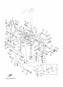 F175AETX drawing FRONT-FAIRING-BRACKET