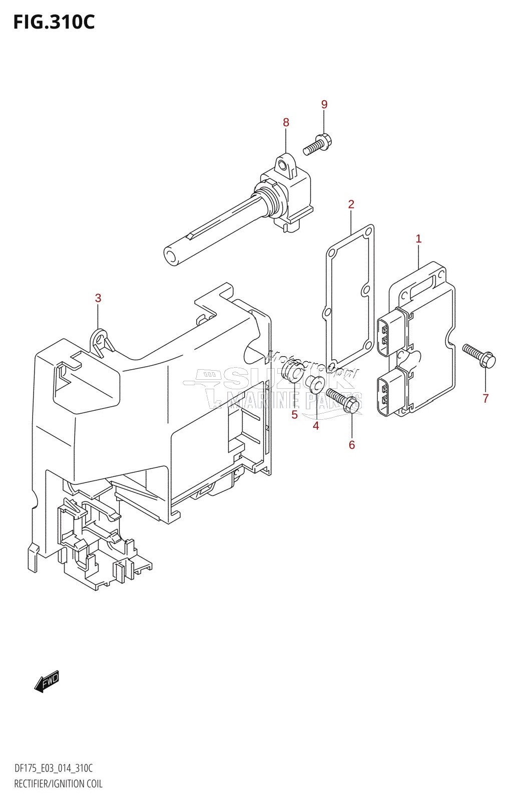 RECTIFIER /​ IGNITION COIL (DF150Z:E03)