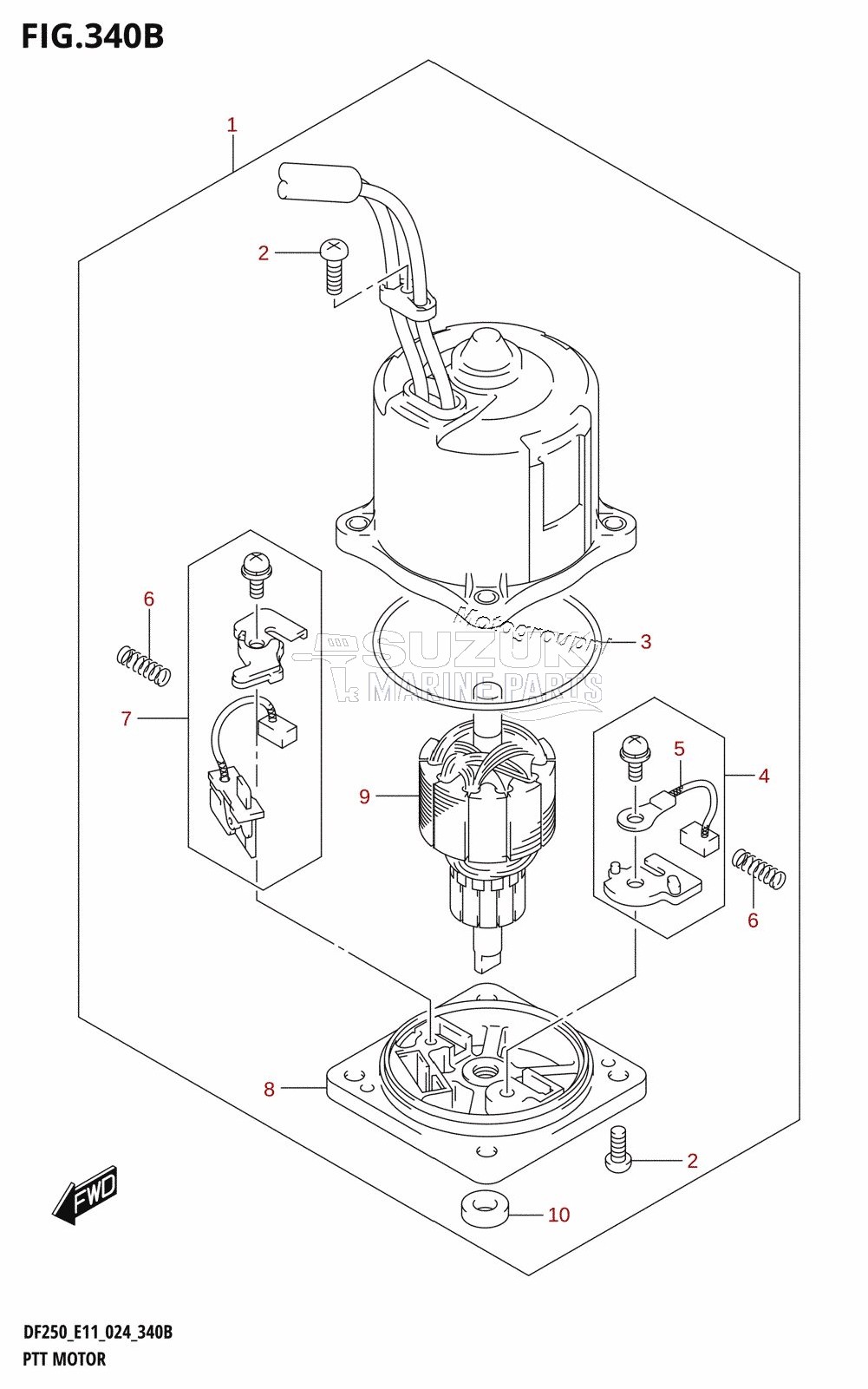 PTT MOTOR (X-TRANSOM,XX-TRANSOM)