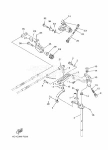 F50HETL drawing THROTTLE-CONTROL