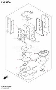 DF60A From 06002F-610001 (E03)  2016 drawing OPT:GASKET SET