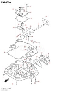 DF250A From 25003P-510001 (E03)  2015 drawing ENGINE HOLDER