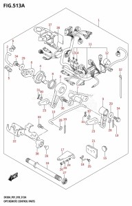 DF9.9B From 00995F-810001 (P01)  2018 drawing OPT:REMOTE CONTROL PARTS (DF9.9B,DF15A,DF20A)