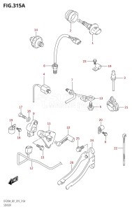 DF150AZ From 15003Z-910001 (E01 E40)  2019 drawing SENSOR