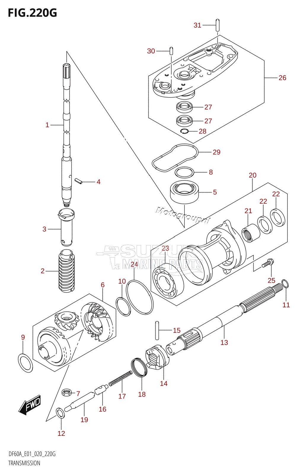 TRANSMISSION (DF60AQH:E40,DF60ATH:E40)