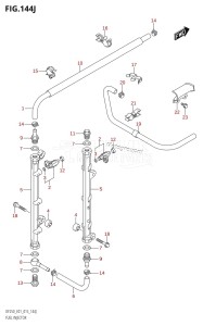 DF200Z From 20002Z-510001 (E01 E40)  2015 drawing FUEL INJECTOR (DF250T:E01)