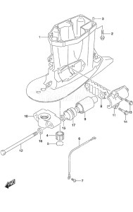 DF 200A drawing Drive Shaft Housing (C/R)