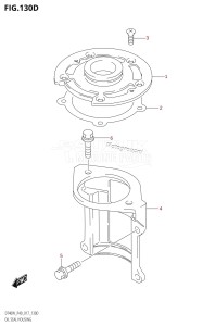 DT40 From 04005K-710001 ()  2017 drawing OIL SEAL HOUSING (DT40WR:P90)