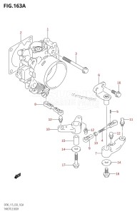 DF115T From 11501F-421001 (E03)  2004 drawing THROTTLE BODY