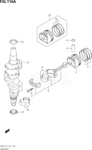 05003F-310001 (2013) 50hp E01-Gen. Export 1 (DF50A  DF50ATH) DF50A drawing CRANKSHAFT