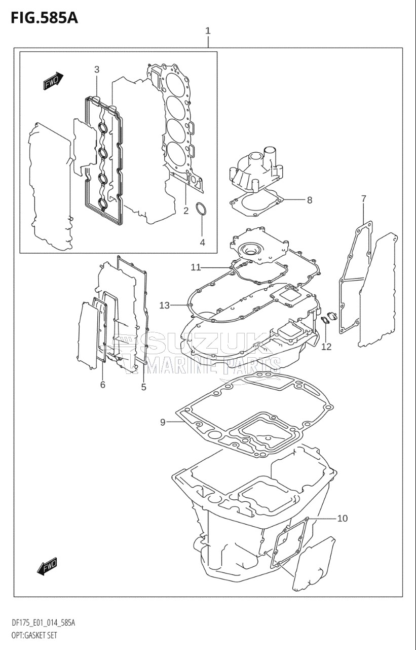 OPT:GASKET SET