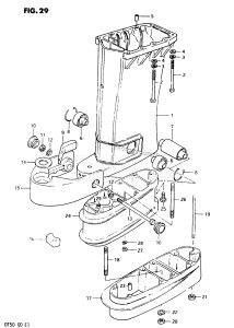 DT50 From 5001-300001 ()  1978 drawing DRIVESHAFT HOUSING