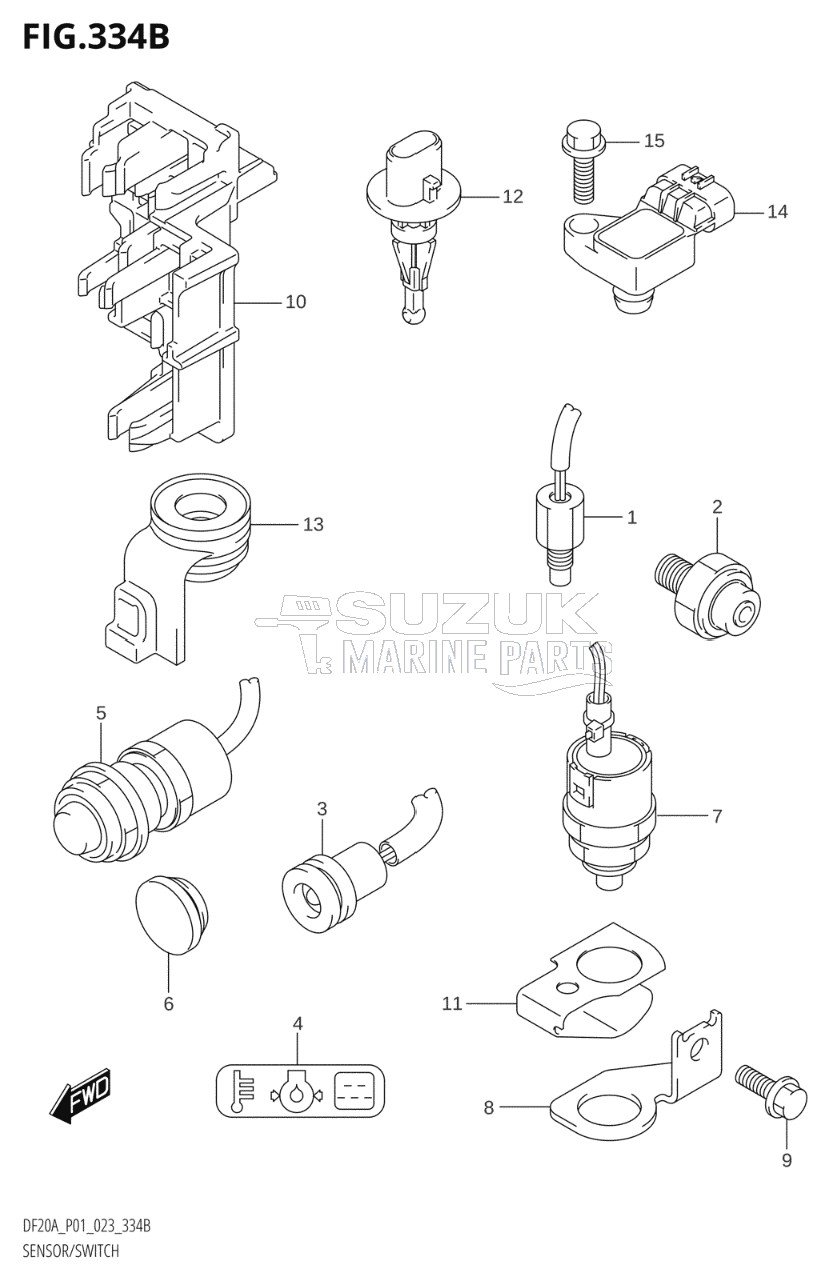 SENSOR / SWITCH (DF20A:P40)