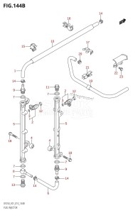 DF200Z From 20002Z-310001 (E01 E40)  2013 drawing FUEL INJECTOR (DF200T:E40)