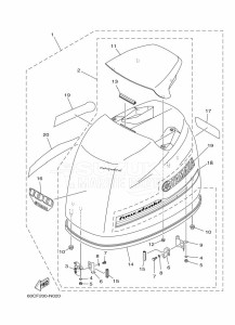 F100BETL drawing FAIRING-UPPER