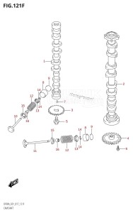 DF70A From 07003F-710001 (E01 E40)  2017 drawing CAMSHAFT (DF80A:E40)