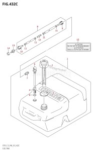 DT15 From 01503K-310001 (P36-)  2013 drawing FUEL TANK (DT9.9K:P40)