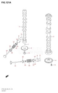 08001F-980001 (2009) 80hp E01 E40-Gen. Export 1 - Costa Rica (DF80ATK10  DF80ATK9  DF80AWTK10) DF80A drawing CAMSHAFT