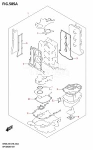 DF50A From 05003F-810001 (E01)  2018 drawing OPT:GASKET SET