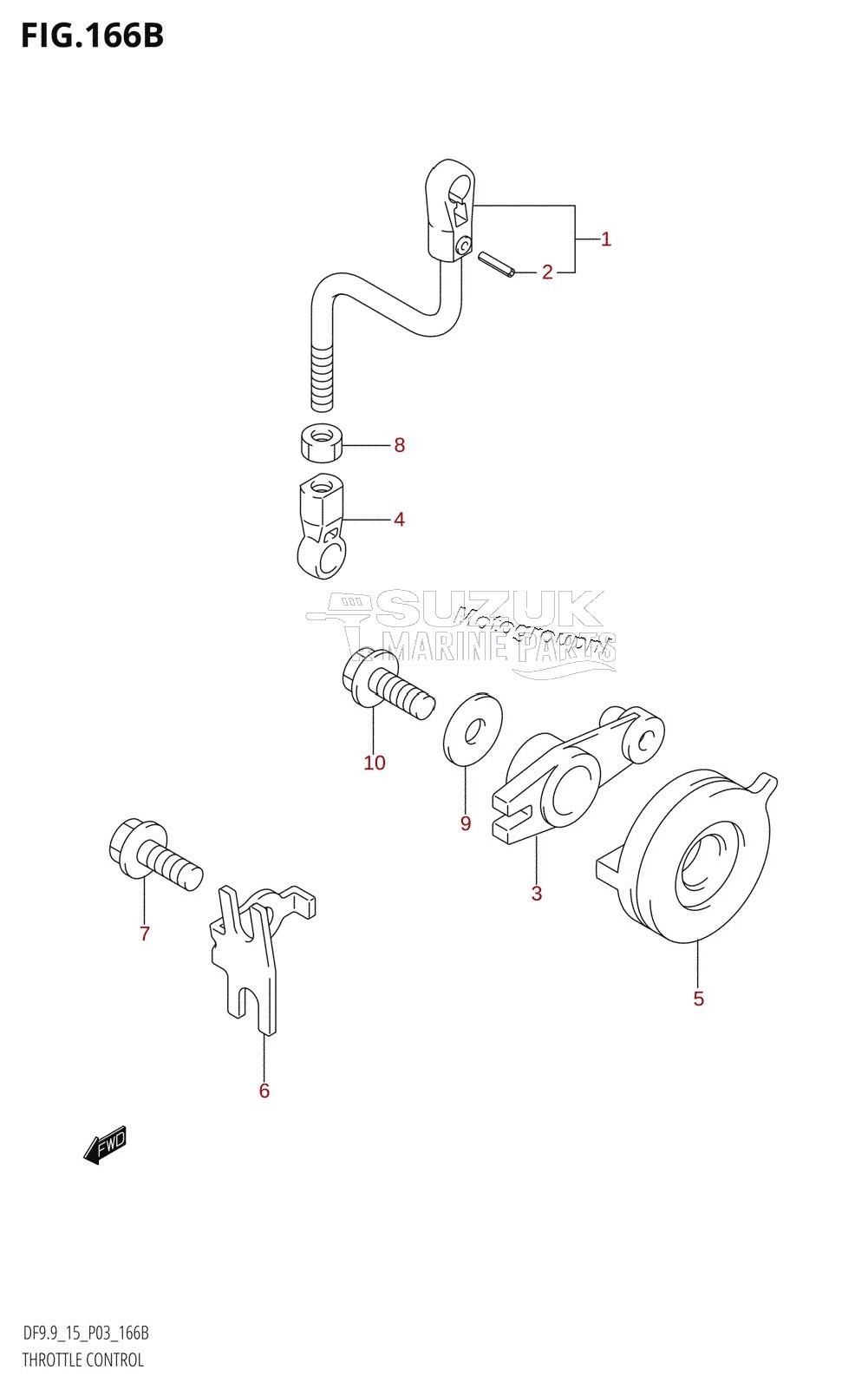 THROTTLE CONTROL (DF9.9:(K5,K6,K7,K8,K9),DF9.9TH:(K8,K9,K10,011),DF15:(K5,K6,K7,K8,K9,K10,011))