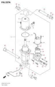 08002F-410001 (2014) 80hp E03-USA (DF80A) DF80A drawing TRIM CYLINDER