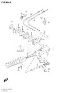 DF6A From 00603F-340001 (P03)  2023 drawing TILLER HANDLE