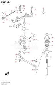 DF175Z From 17502Z-410001 (E01 E40)  2014 drawing CLUTCH SHAFT (DF150ZG:E40)