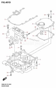 DF50A From 05003F-210001 (E01)  2012 drawing ENGINE HOLDER (DF50A:E01)