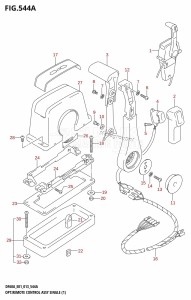 DF50A From 05003F-310001 (E01)  2013 drawing OPT:REMOTE CONTROL ASSY SINGLE (1)