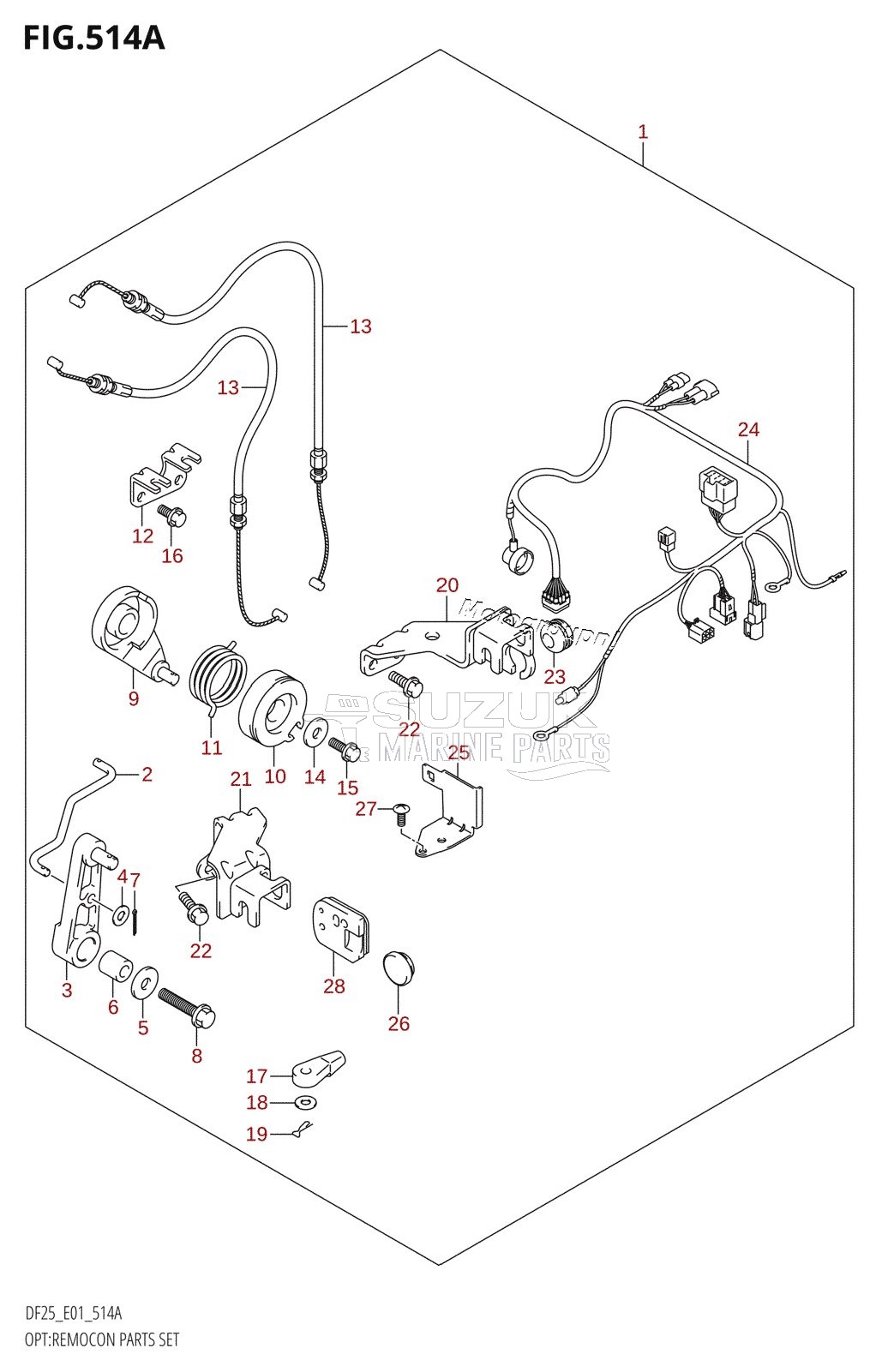 OPT:REMOCON PARTS SET