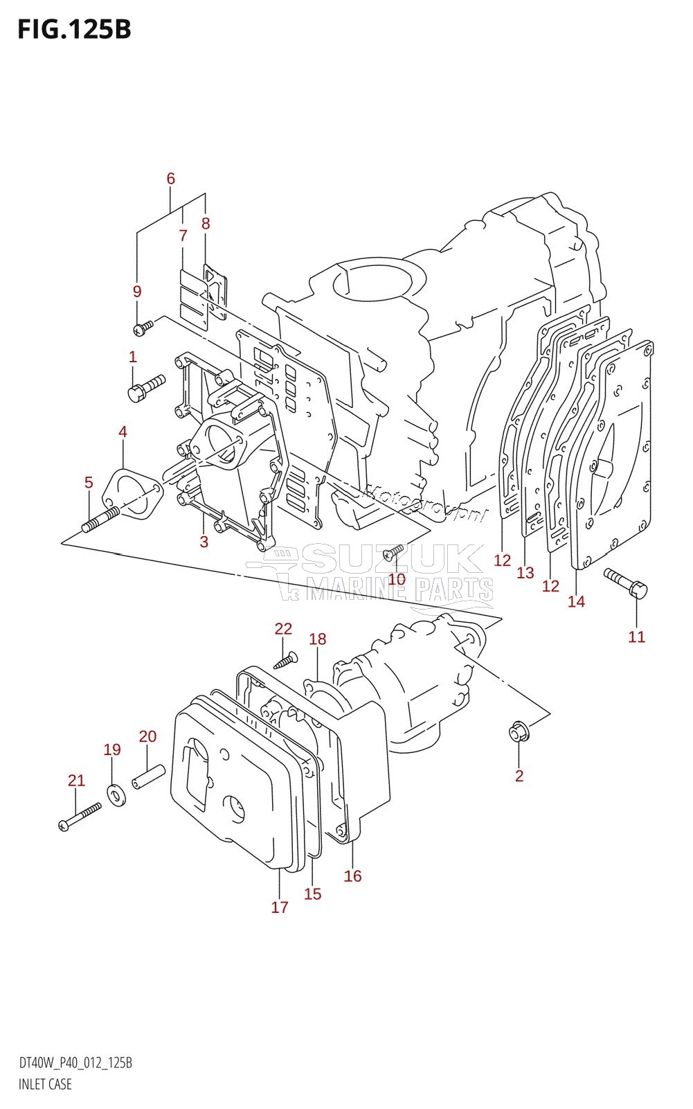 INLET CASE (DT40W:P90)