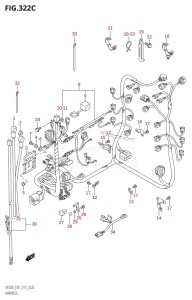 DF250 From 25003F-310001 (E01 E40)  2013 drawing HARNESS (DF200Z:E01)